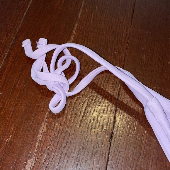 Women's SHEIN Triangle Tie Swimsuit Cheeky Bikini Bottoms Large - Picture 4 of 9